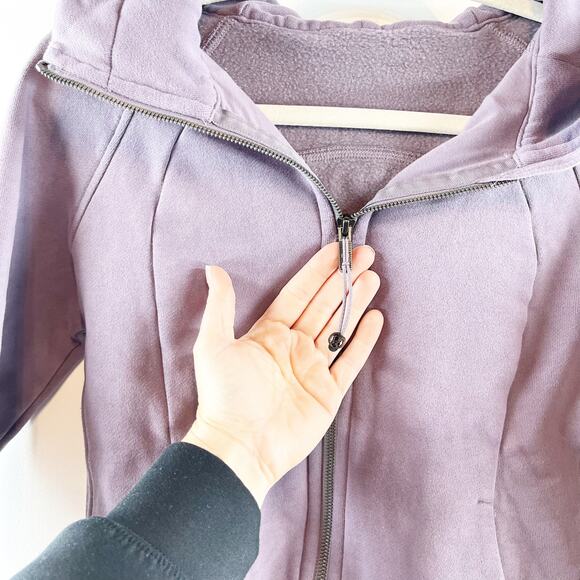 Lululemon Scuba Full Zip Hoodie Sweatshirt Purple Ash 6 - Picture 5 of 9